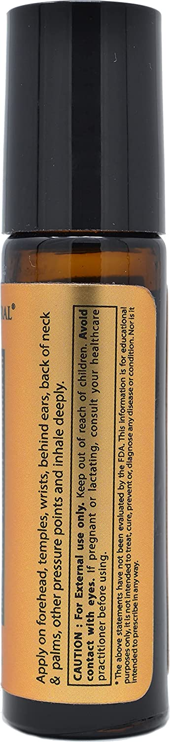 Instant Calming Essential Oil Blend Roll On 10ml Pre-Diluted, Ready to Use Roller for Natural Aromatherapy to Grounding, Relaxation