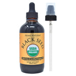 Organic Black Seed Oil - 4oz USDA Certified- Cold Pressed Unrefined High Thymoquinone 1.7% USDA Certified - Turkish Origin Potent Nigella Sativa Liquid - Vegan Omega 3 6 9, Antioxidant