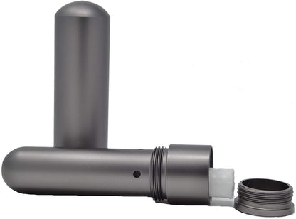 Essential Oil All Aluminum Blank Nasal Inhaler-Refillable Aluminum Alloy Metal Inhaler-Space Gray Color