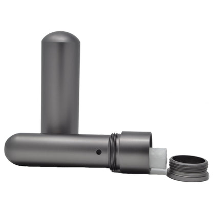 Essential Oil All Aluminum Blank Nasal Inhaler-Refillable Aluminum Alloy Metal Inhaler-Space Gray Color