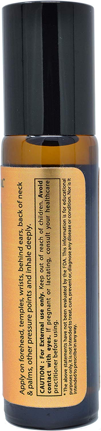 Headache Relief Essential Oil Roll On 10ml, Pre-Diluted, Ready to Use Roller for Migraine, Tension, Calming & Soothing
