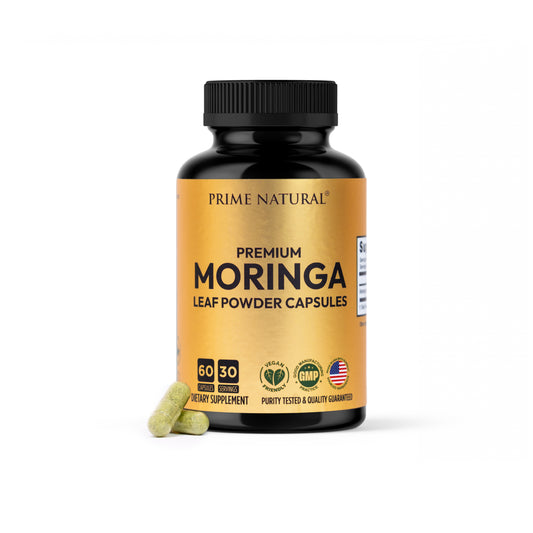 Moringa Leaf Powder | 60 Capsules - 30 Days Supply| Veg Capsules| Vegan| Gluten Free | Non-GMO