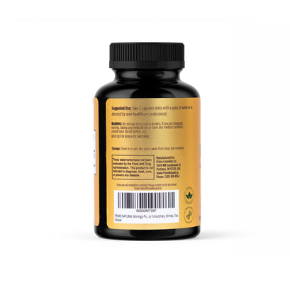 Moringa Leaf Powder | 60 Capsules - 30 Days Supply| Veg Capsules| Vegan| Gluten Free | Non-GMO